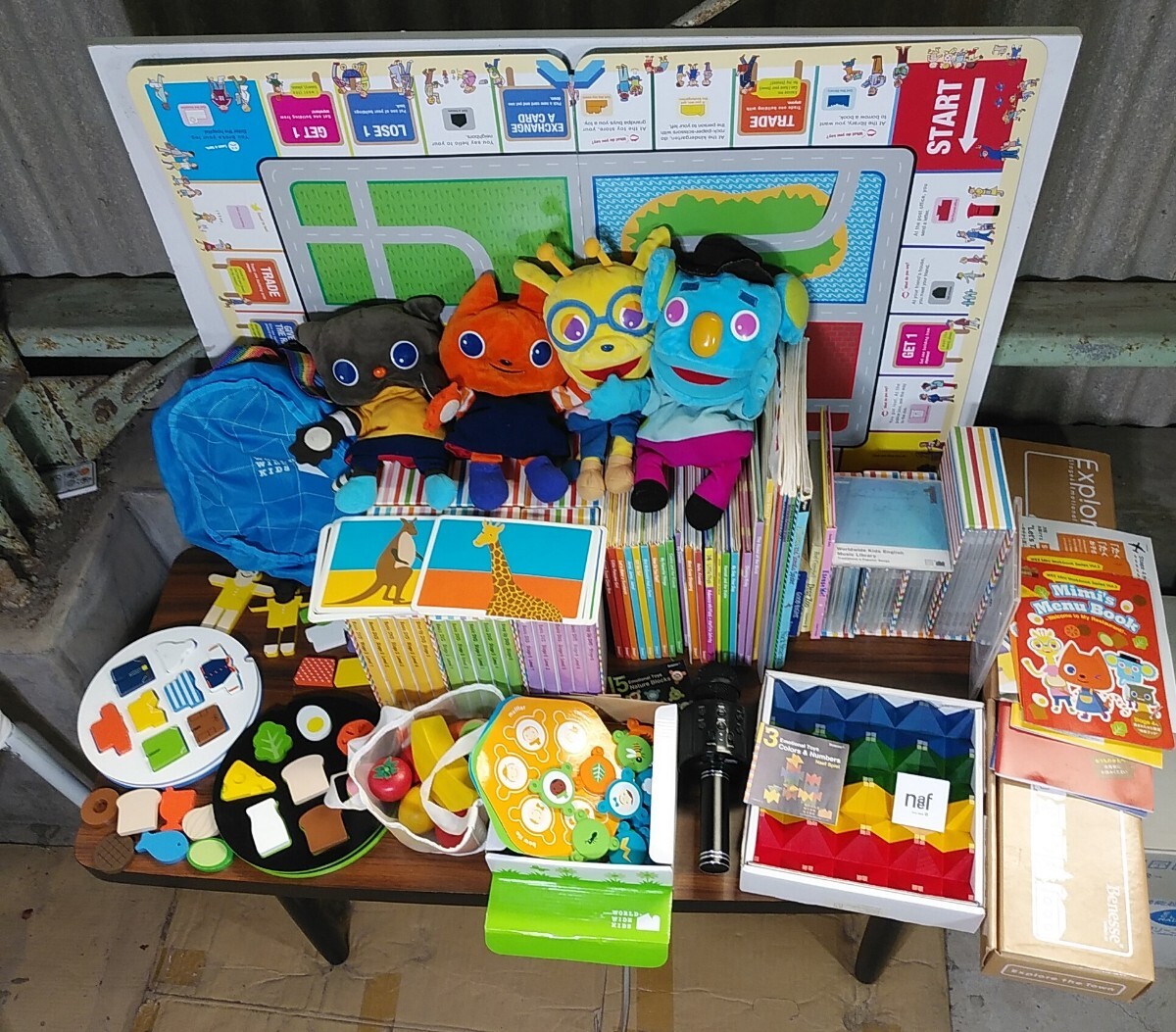 World Wide Kids ワールドワイドキッズ ワールドワイドキッズ WWK ステージ1〜3 セット 英語教材