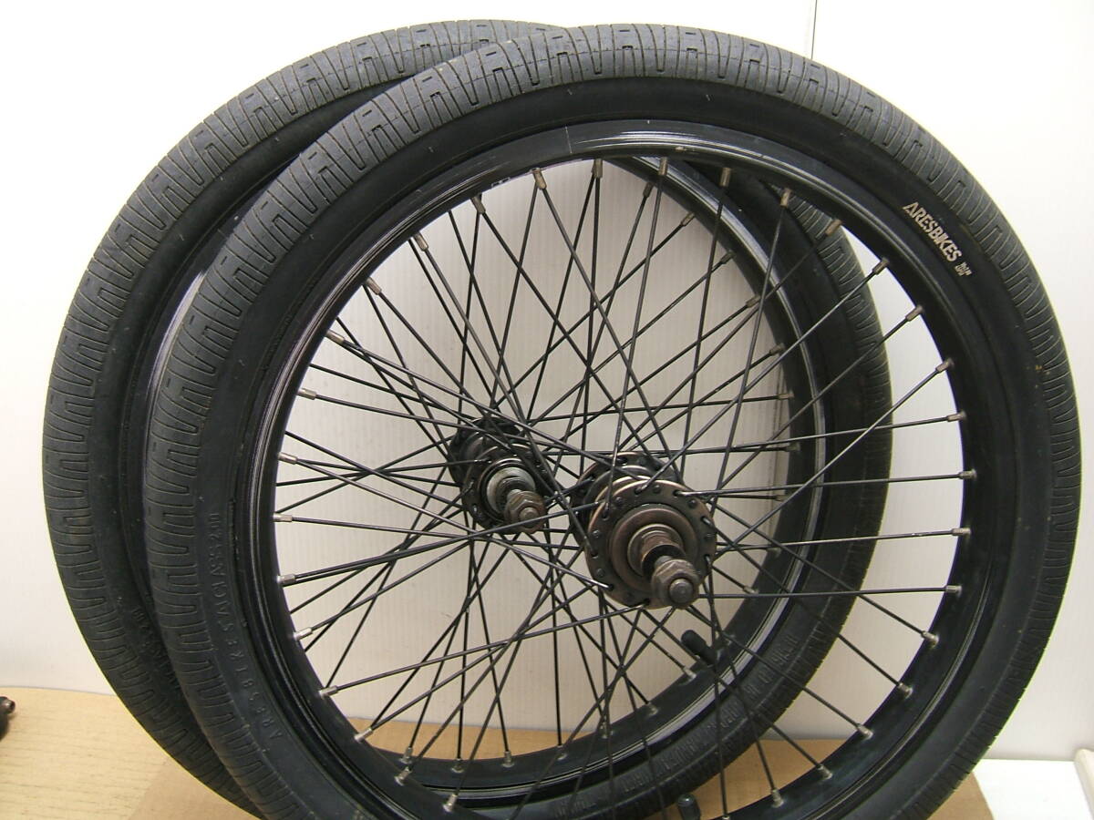 BMX タイヤ 完組ホイール BMX用16inchホイール 完組前後セット