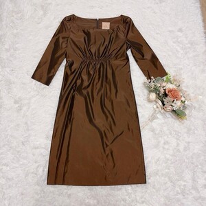 Sybilla シビラ エレガント ワンピース ドレス スクエアネック ギャザー