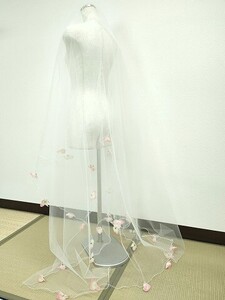 Heiwaya Honten ■ Свадебная фата Кружево Maibana шаблон Свадебный прием Свадебная фата Невеста Gem CZAA4119s5