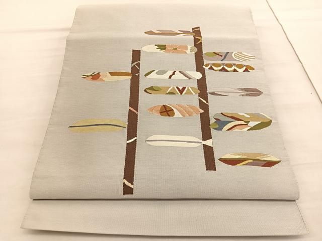 正絹 爪掻本綴れ名古屋帯(未使用品) 楽天市場】八寸名古屋帯 爪掻本綴織 未使用品 西陣 石川つづれ