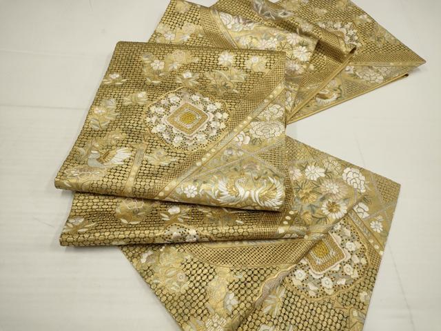 相良刺繍 汕頭 袋帯 六通 正絹 未使用品 楽天市場】【 中古 】 袋帯 リサイクル 正絹 フォーマル 六通