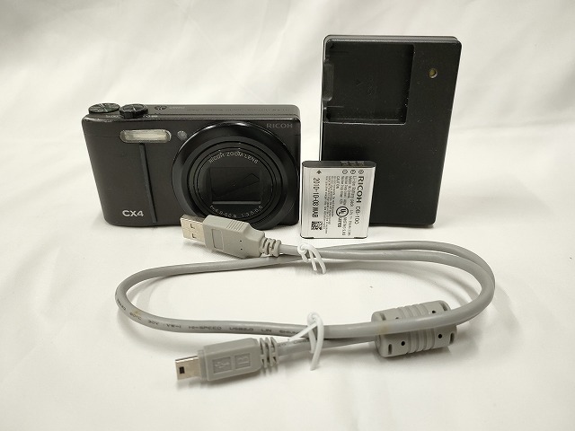 美品 RICOH CX4 動作確認済 、バッテリー付き 美品、RICOH リコーCX4 動作OK！