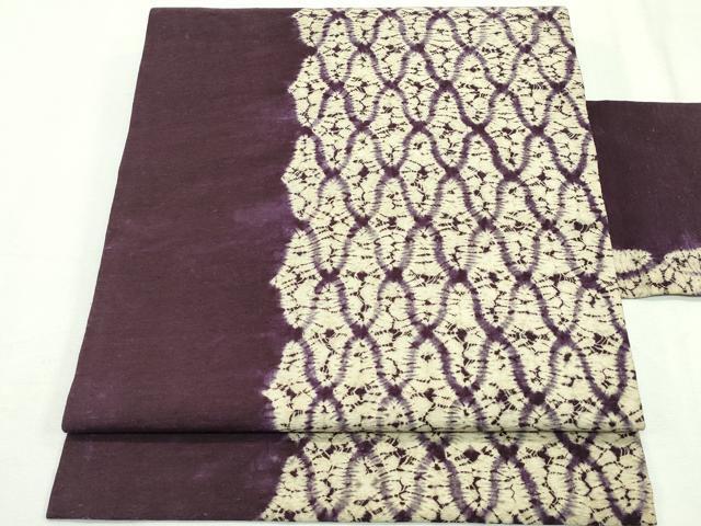 反物　紫根染技法　作家もの　正絹未使用 Yahoo!オークション -「紫根染」(女性和服、着物) の落札相場
