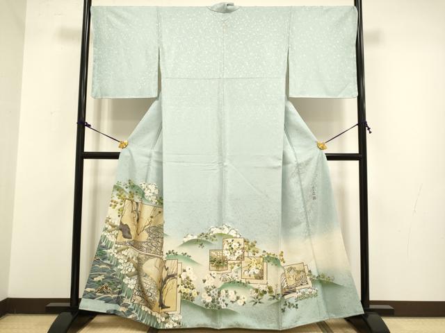 螺鈿細工 甲斐泰造 落款入 椿 訪問着 付け下げ 金彩 紋意匠 正絹 X280 2025年最新】Yahoo!オークション -甲斐泰造の中古品・新品・未