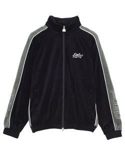 BK10)FUBU ベロアセットアップ/ブラック/FAM-52715/FAM-52501/L/USサイズ/フブ/HIPHOP/B系/90年代/大きいサイズ