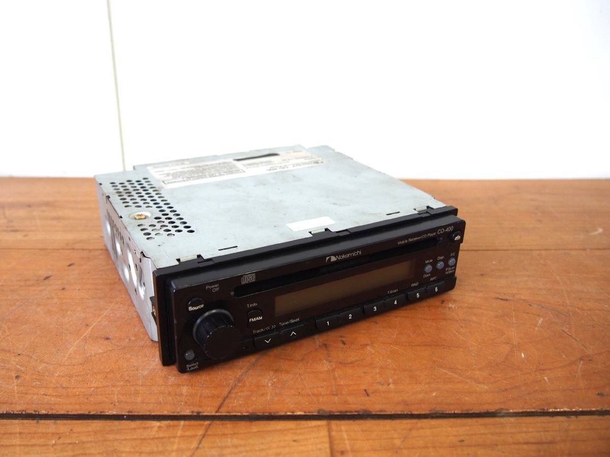 ナカミチCD400　カーオーディオCDプレーヤー Nakamichi CD-400 1DIN Car CD Player Pickup lens replaced