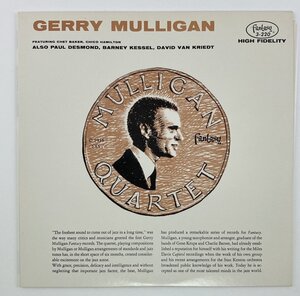 LP/ GERRY MULLIGAN / GERRY MULLIGAN / PAUL DESMOND / ジェリー・マリガン / 国内盤 ライナー FANTASY VIJ-6381(M) 22253