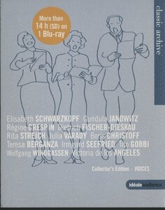 BLU-RAY/ エリーザベト・シュヴァルツコップ / ラシック・アーカイヴ・コレクターズ・エディション第5集 歌手編 / 輸入盤 3075084 C3958