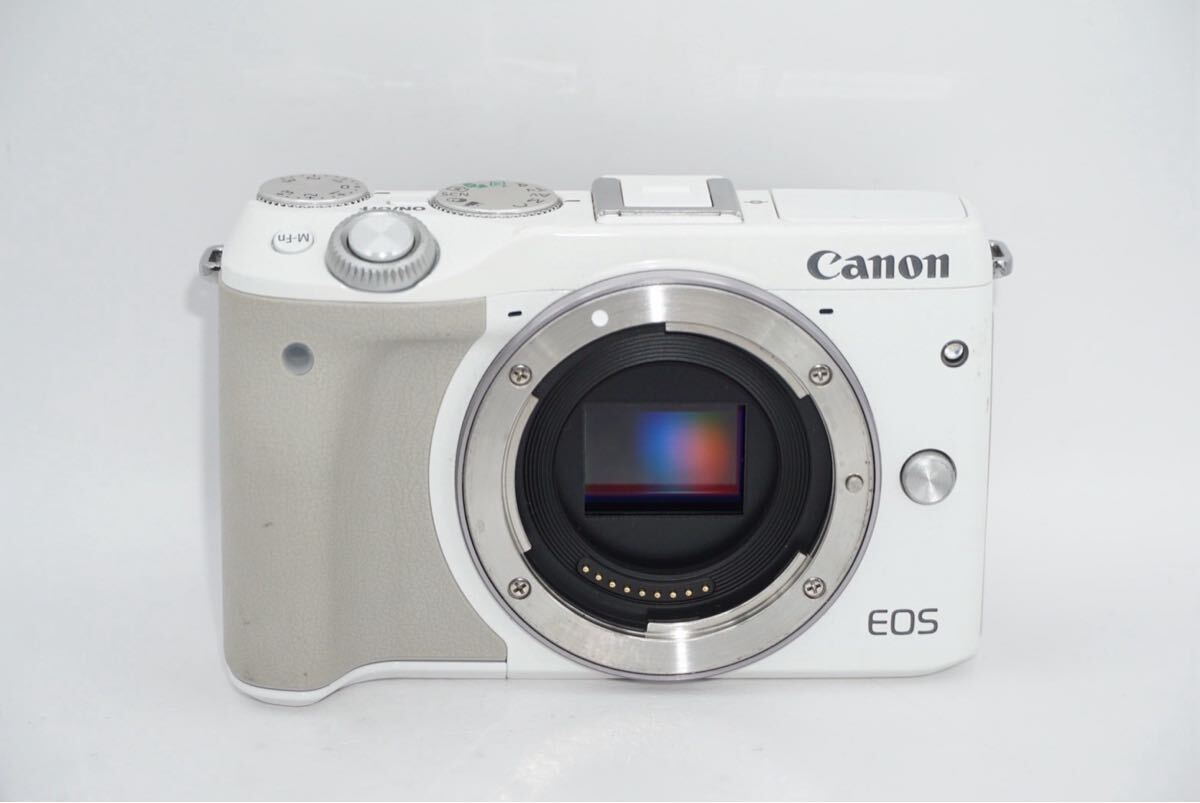 Canon キヤノン EOS M3 ホワイト ミラーレス一眼 ジャンク ジャンク品】Canon EOS M3 ホワイト ミラーレスカメラ