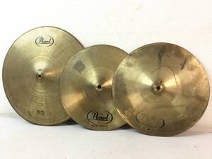 ★ Pearl パール CX200 / Pearl CX 16” Crash シンバル 3枚 まとめ