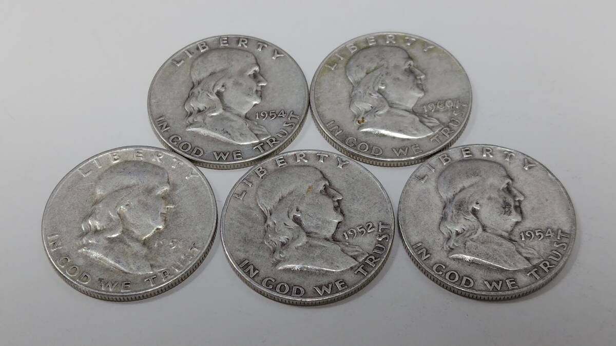 アメリカ　ハーフダラー　5枚 楽天市場】アメリカ ハーフ ダラー コインの通販