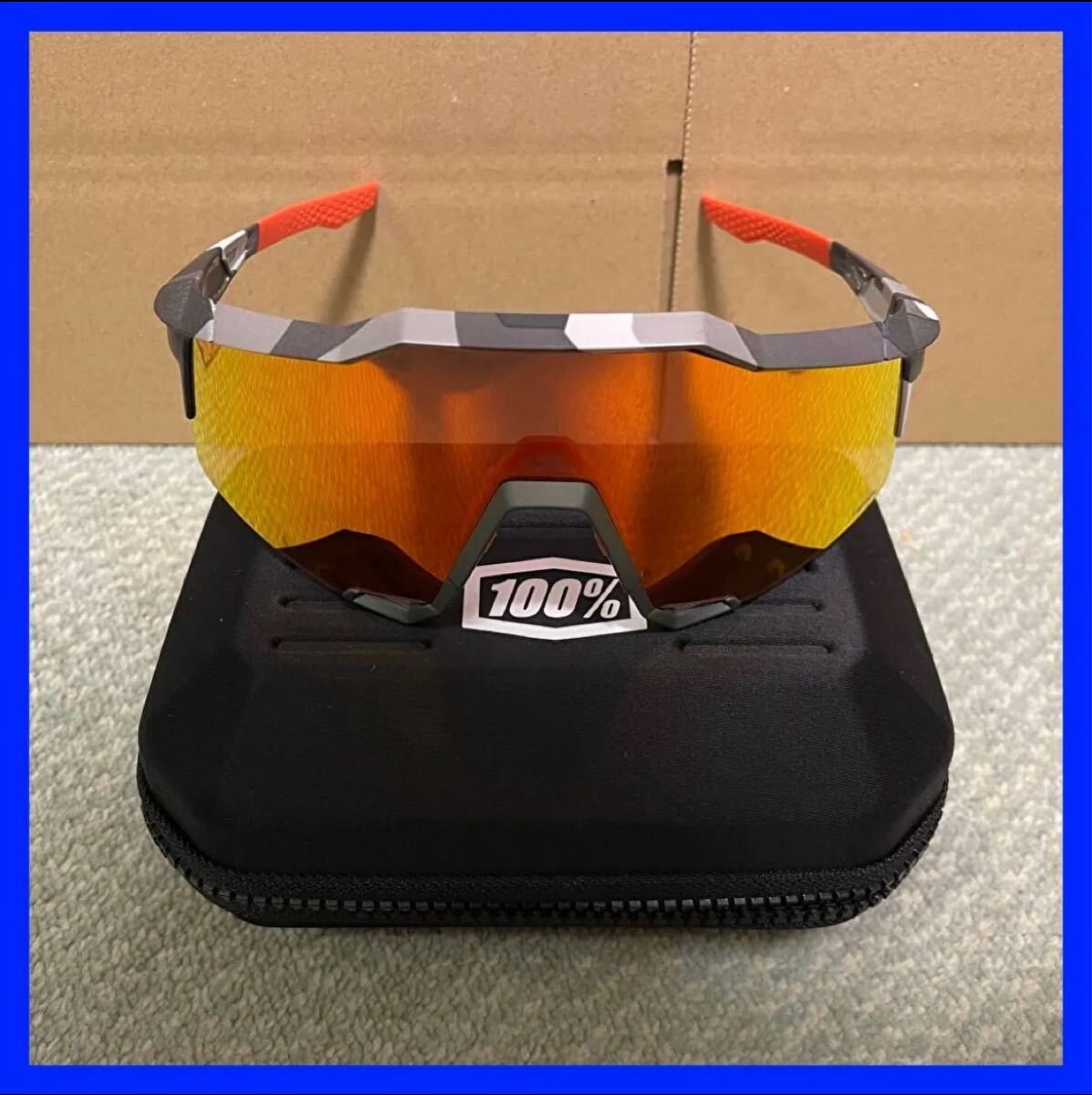 100% ワンハンドレッド サングラス Speedcraft 中古① 100%(ワンハンドレッド) スポーツサングラス スピードクラフト