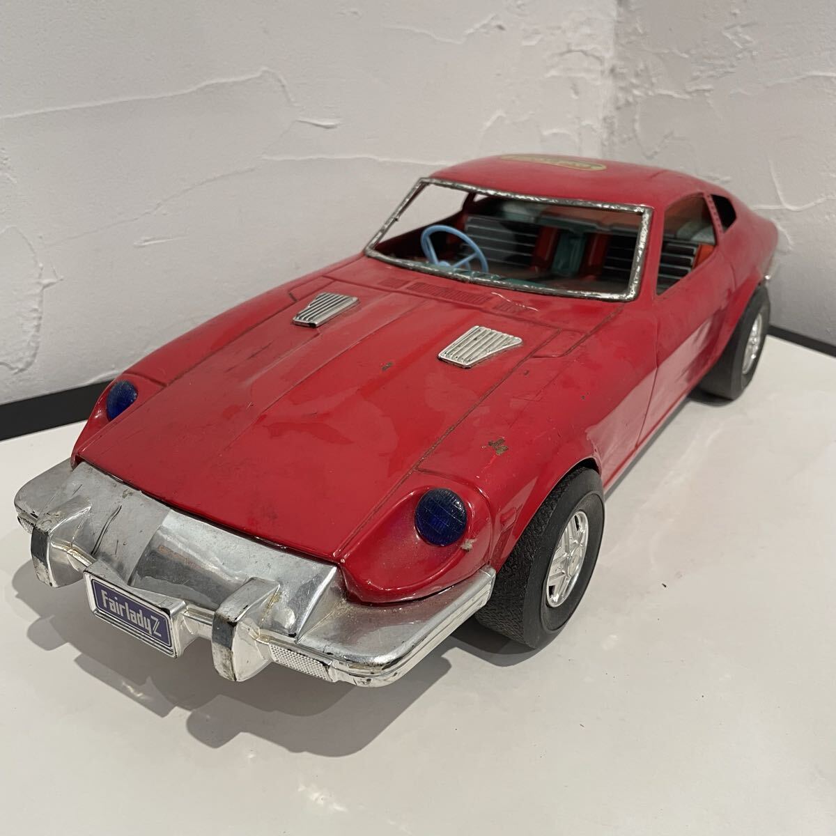 【美品】イチコー　フェアレディ280Z　ブリキ　特大　モデルカー　ミニカー　箱付 美品】イチコー フェアレディ280Z ブリキ 特大 モデルカー