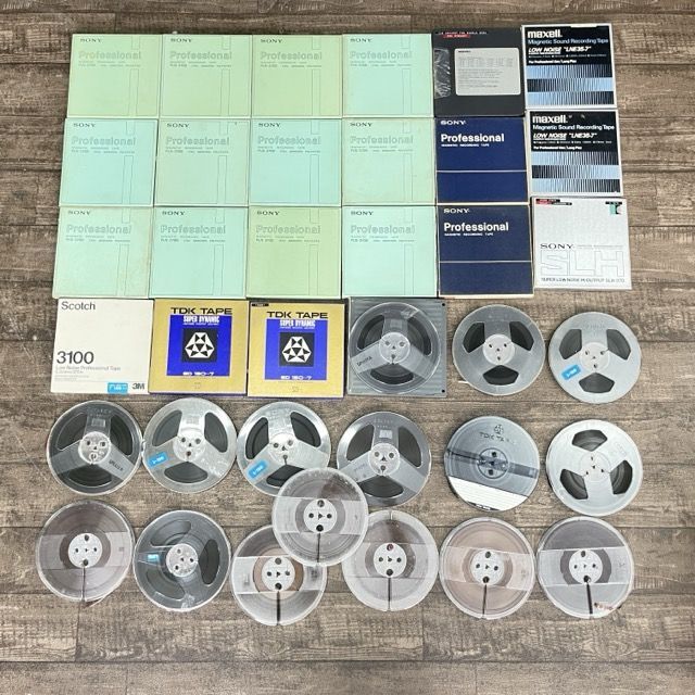 中古7インチ・オープンリールテープ多数 m0a596 中古7インチ・オープンリールテープ多数 m0a596