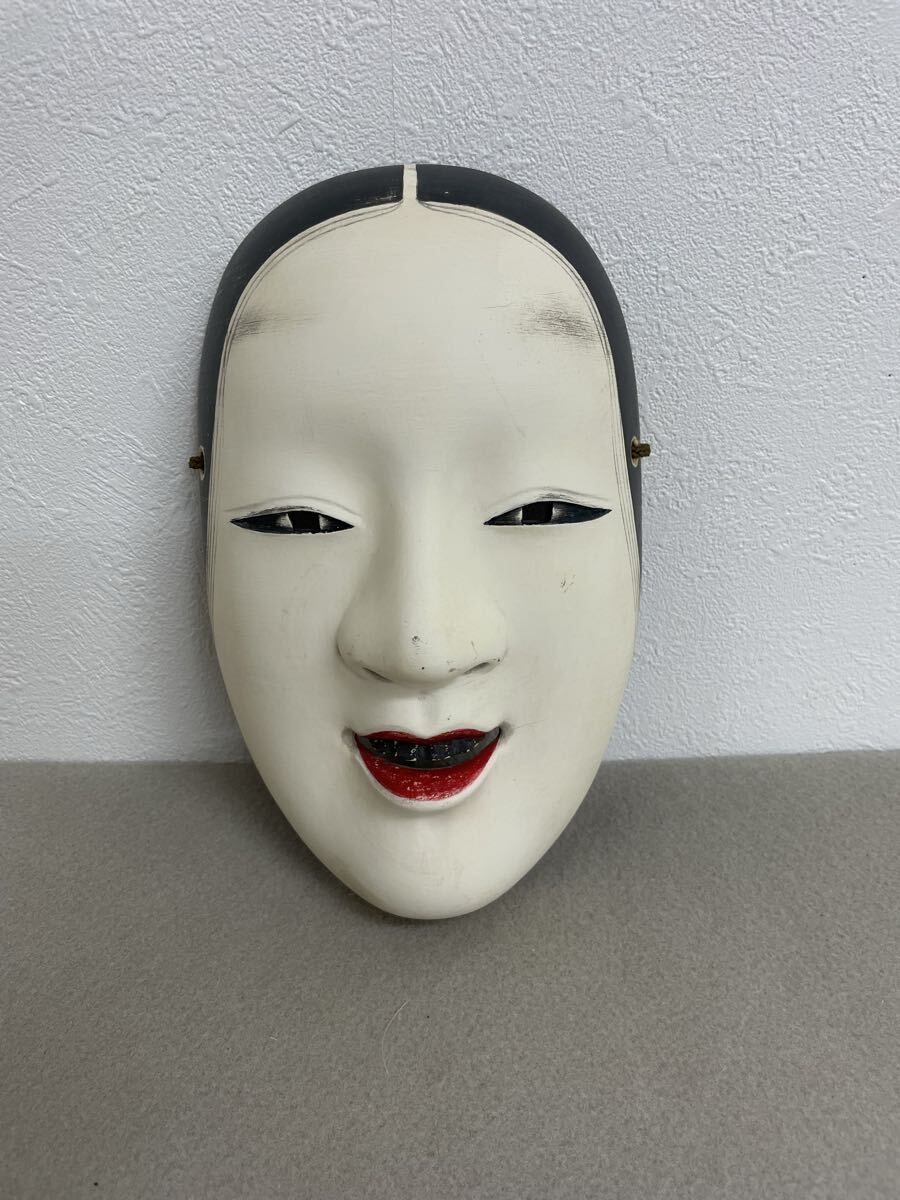和風★【能面小面】★中古★お面の飾り物★お部屋や玄関 56b2b9e6c862ad23774f332b529a62