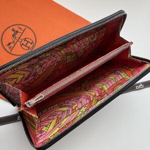 【限定価格】 84 HERMES エルメス アザップ シルクイン 長財布