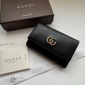 【美品】 91 GUCCI グッチ マーモント キーケース