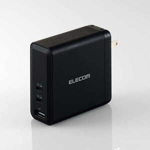 USB AC充電器 USB Power Delivery EPR最大出力140W対応 USB-C×2+USB-A×1搭載 16インチMacbook Proを高速充電: ACDC-PD96140BK