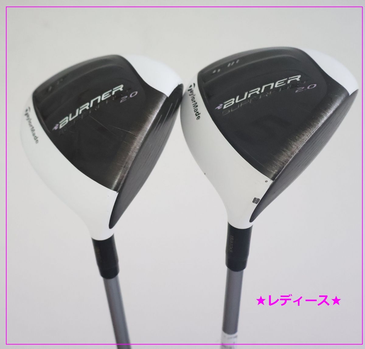 ☆超豪華レディースセット☆人気のテーラーメイド・バーナー☆美品バッグ付き☆ ②美品❗️超豪華❗テーラーメイド/エアロバーナ 初心者