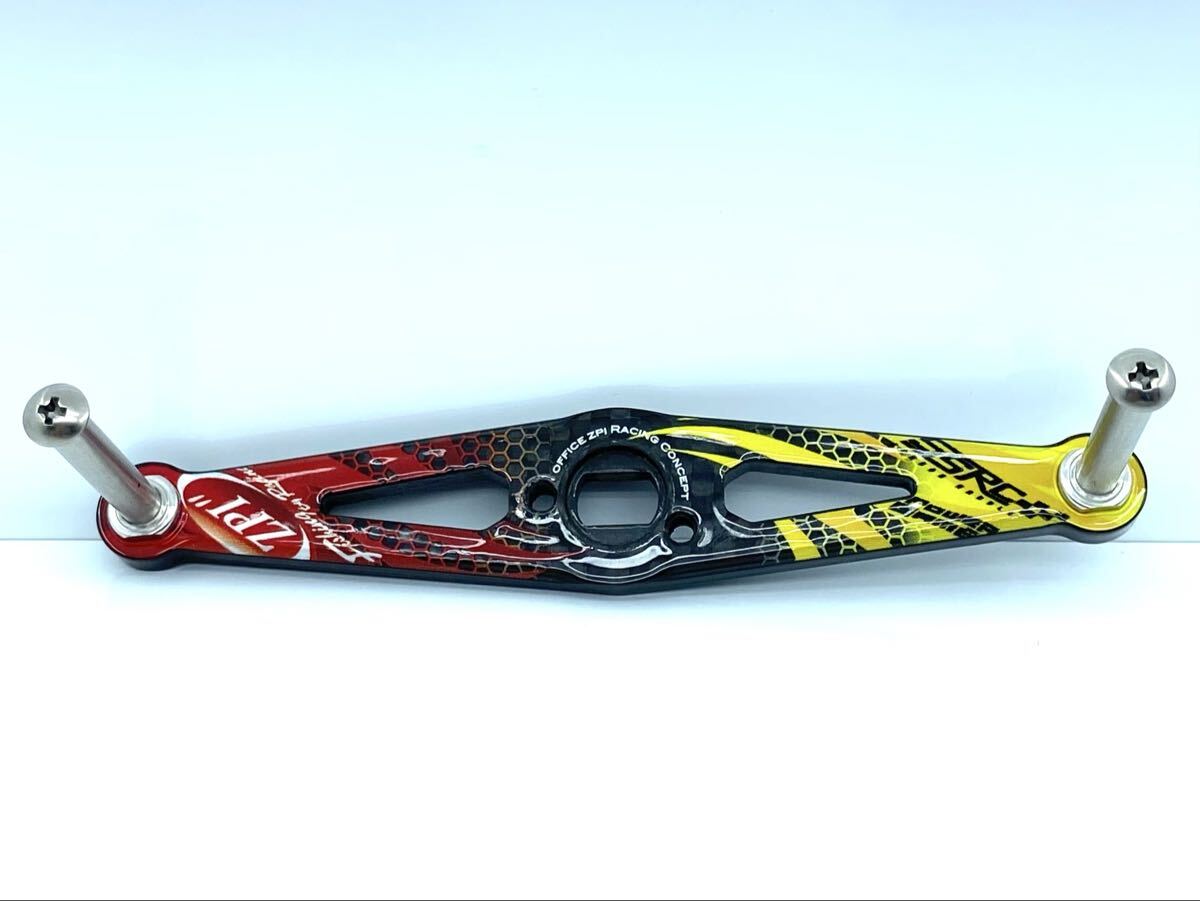 ZPI ダブルハンドル　ボーンノブ　ダイワ用　美品 レッド ZPI ダブルハンドル ボーンノブ ダイワ用 美品 レッド 2025年