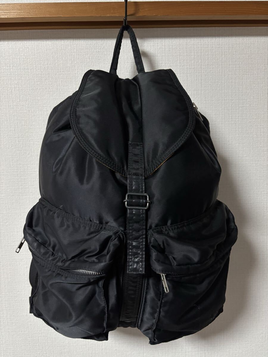 未使用級✨ PORTER TANKER バックパック 黒　ラックサック リュック PORTER_TANKER RUCK SUCK BLACK バックパック