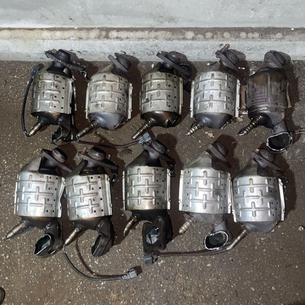 スズキ MH23S ワゴンR K6A ターボ 触媒 5本線 中古 ジャンク スズキ MH23S ワゴンR K6A ターボ 触媒 5本線 中古 ジャンク