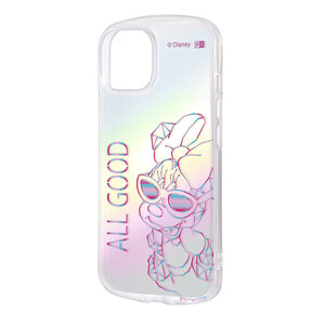 iPhone15 iPhone14 iPhone13 ケース ディズニー ミニー オーロラ クリア 透明 保護 スマホ カバー TPU ソフト