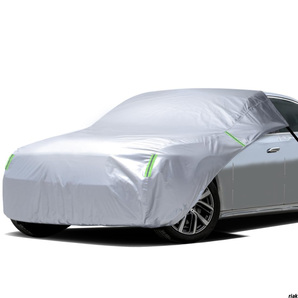【半分カバー仕様で取り付けや収納が簡単にできる】 車カバー 半分 防水 防雪 防塵 紫外線カット 四季対応 日焼け防止 UVカット