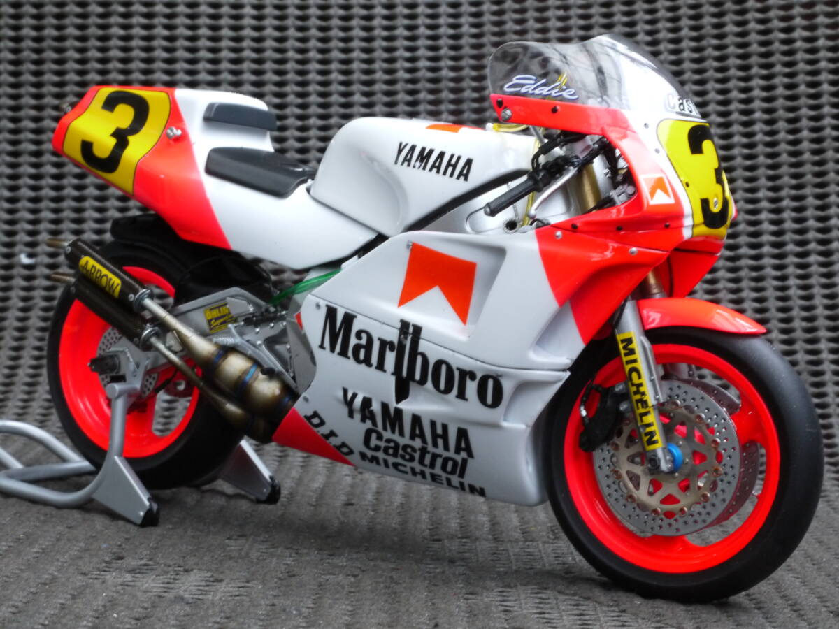 エディ・ローソン パズル フレーム入り Marlboro YAMAHA」 エディ・ローソン パズル フレーム入り Marlboro YAMAHA