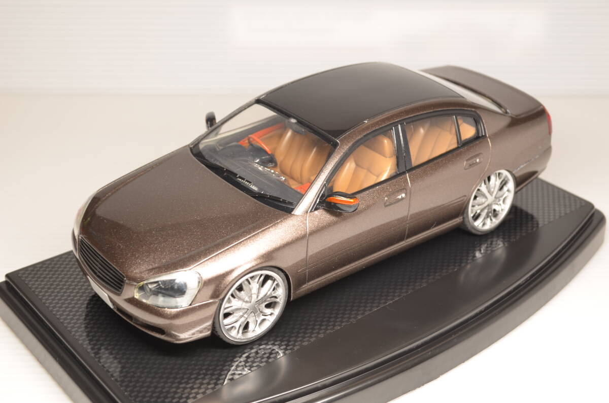 旧車VIPカープラモデル完成品アオシマＦ５５シーマ アオシマ 1/24 インパルF55 シーマ プラモデル - メルカリ