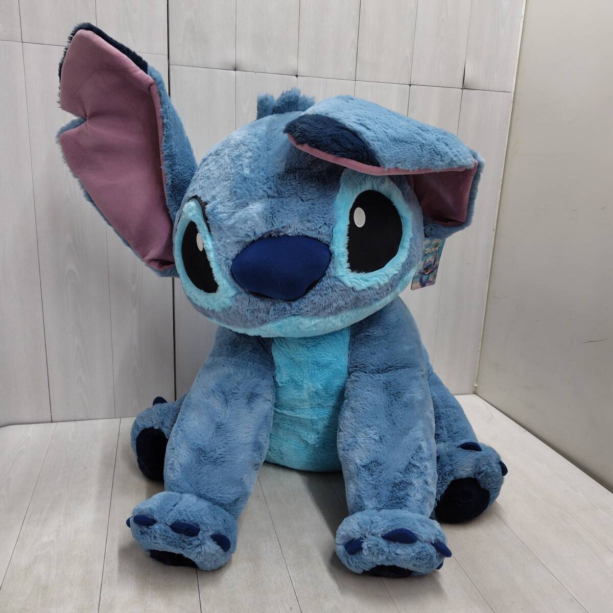 新品 コストコ スティッチ 特大 ぬいぐるみ ブランケット 付き