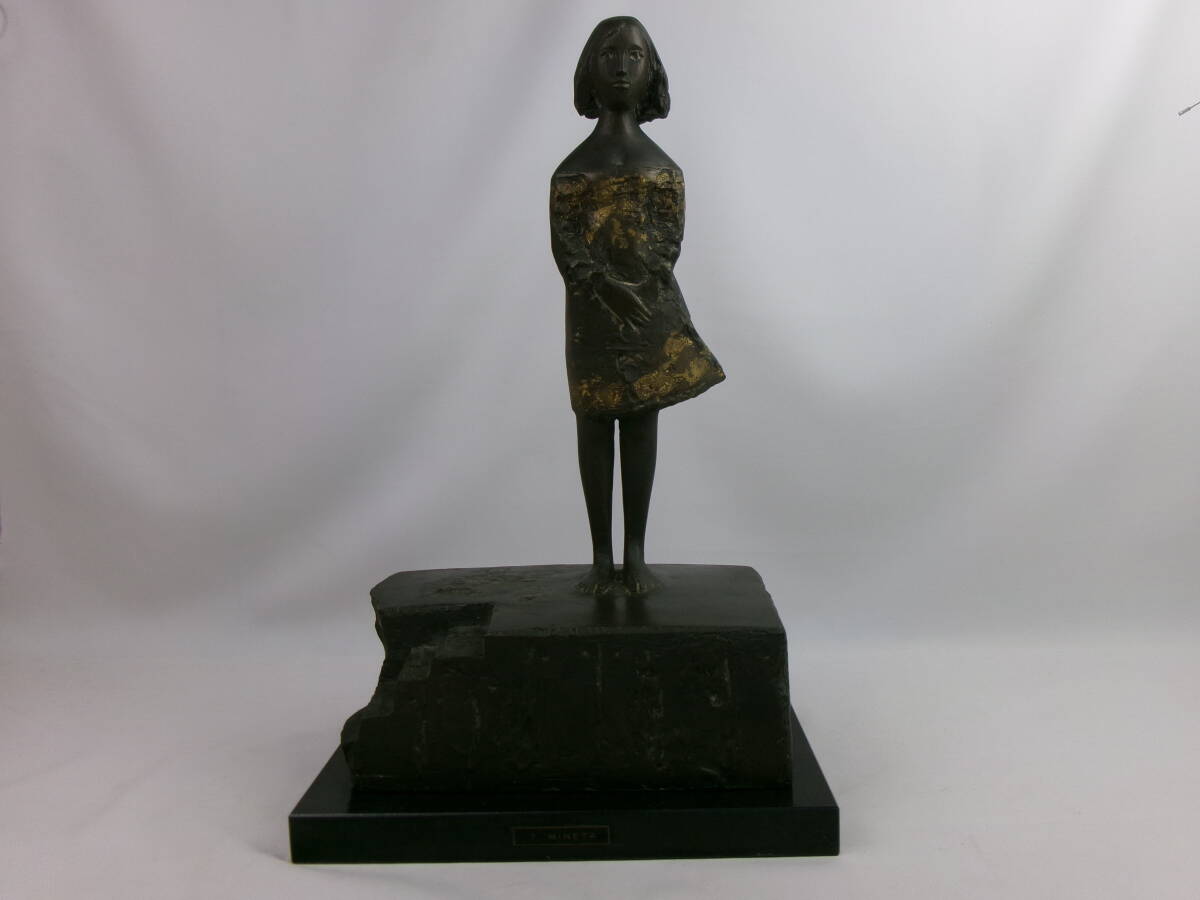 Yahoo!オークション -「ブロンズ像女性像」(金属工芸) (工芸品