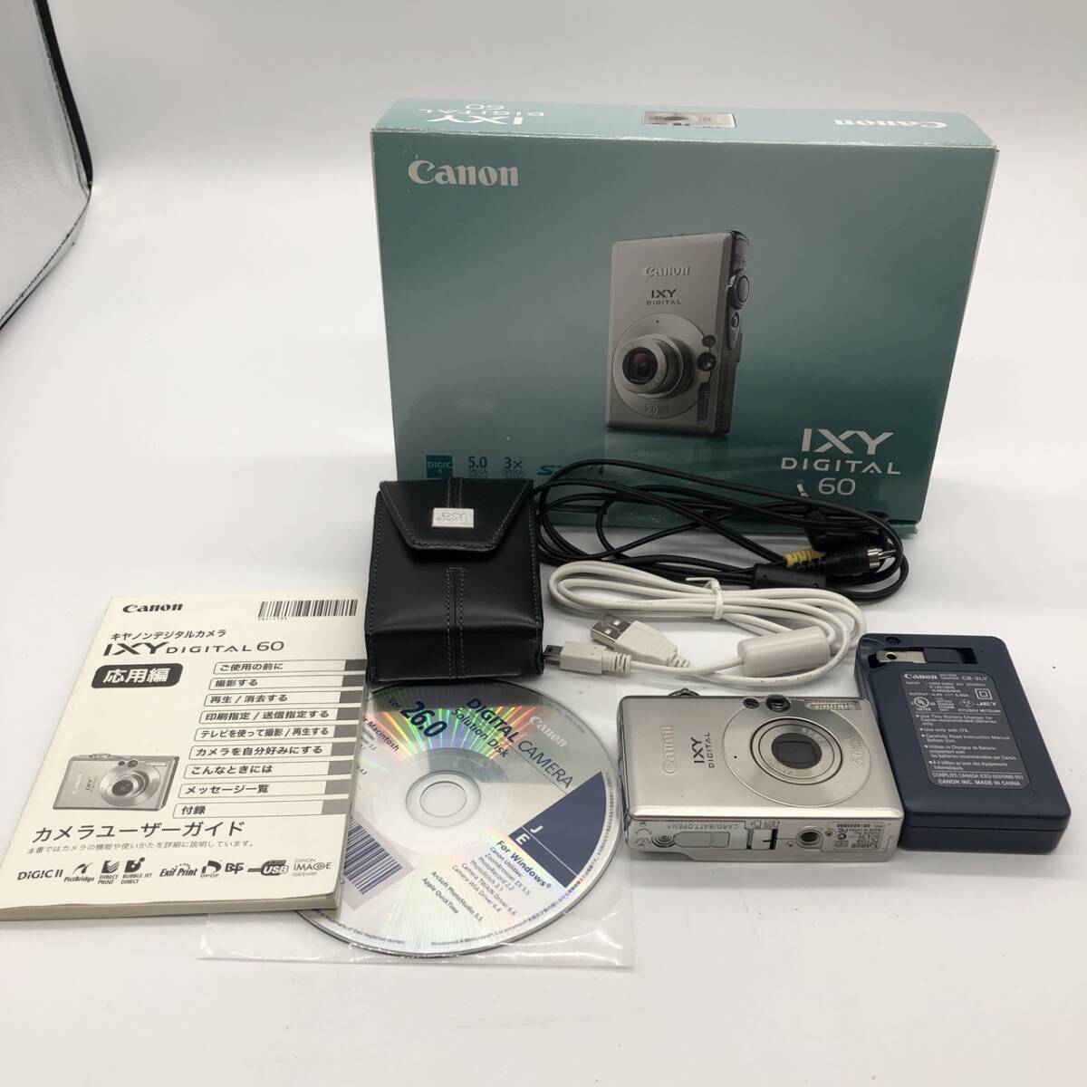 美品【動作品】Canon キャノン IXY DIGITAL 60 PC1158 Yahoo!オークション -「canon ixy digital 60」の落札相場・落札価格
