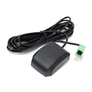 ю 【メール便送料無料】 イクリプス 2020年モデル AVN-D10 高感度! GPSアンテナ ナビ 汎用 コネクター 防水 マグネット 緑 角型