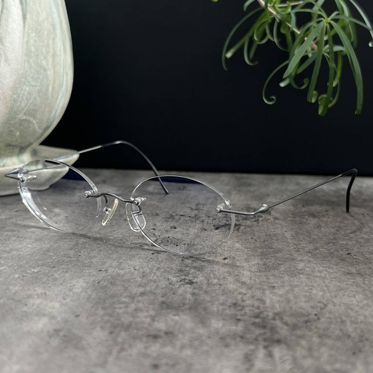 Yahoo!オークション -「メガネ パリミキ」(ふち無し、ツー