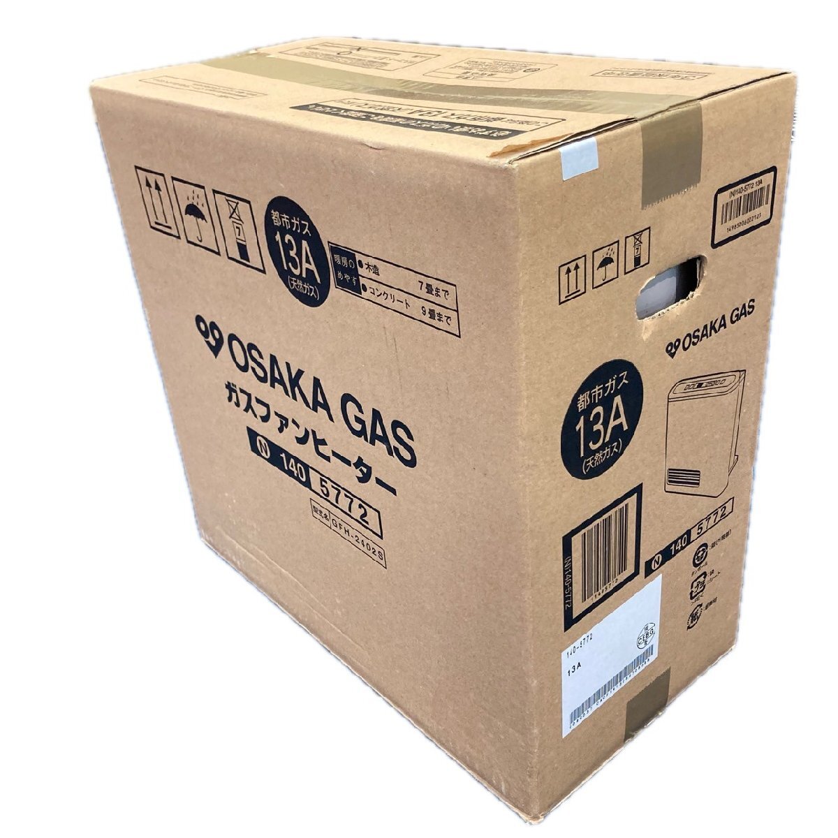 OSAKA GAS ガスファンヒーター 140 5772 大阪ガス 140-5772 [都市ガス] オークション比較 - 価格.com
