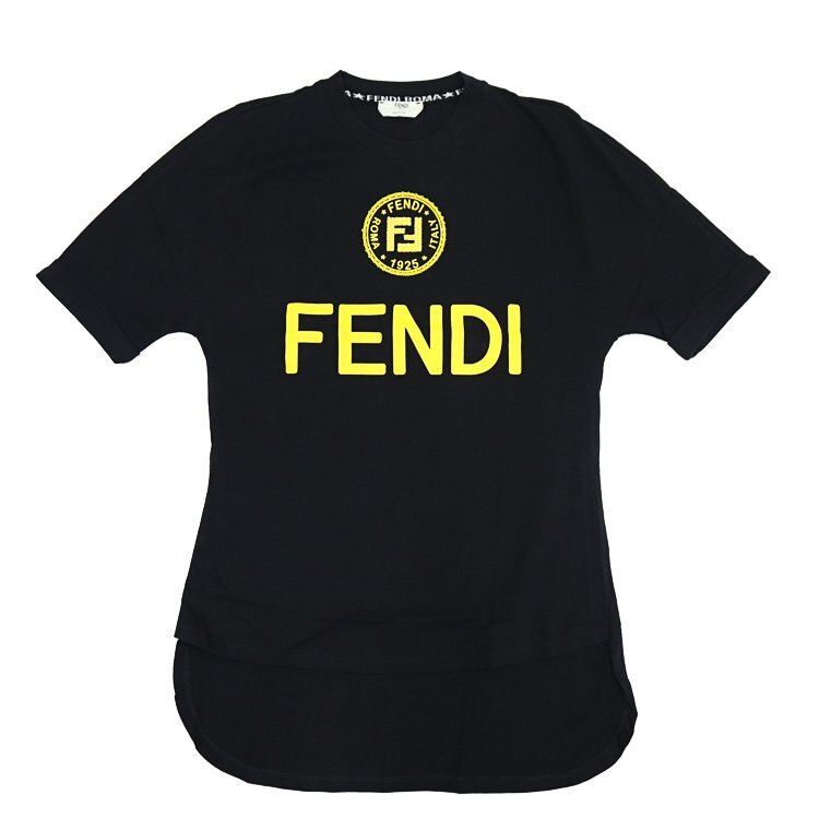 極美品　FENDI フェンディ　ロゴ　Tシャツ　半袖　カットソー　メッシュ素材 FENDI - FENDI フェンディ ズッカ ロゴラベル Tシャツ 半袖
