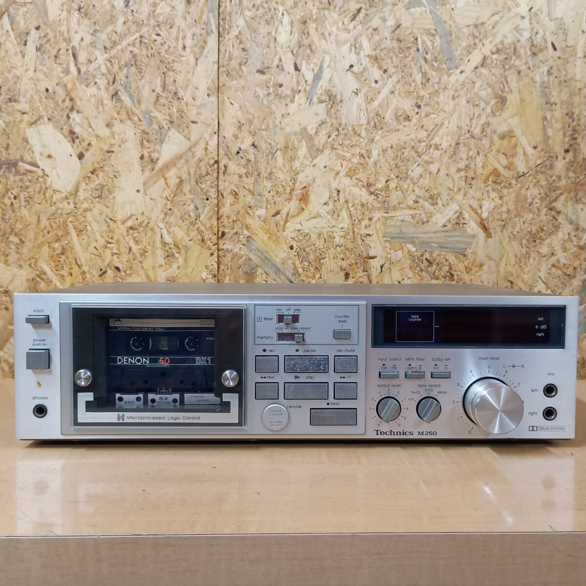 【希少】 Technics RS-M05 コンサイス・ステレオカセットデッキ 希少】 Technics RS-M05 コンサイス・ステレオカセットデッキ