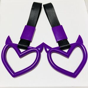 小物 グッズ デビル ハート 可愛つり輪 バス 電車 鉄道 スポーツ トヨタ ダイハツ ホンダ スズキ 日産 三菱 スバル マツダ ミニ 外装 内装