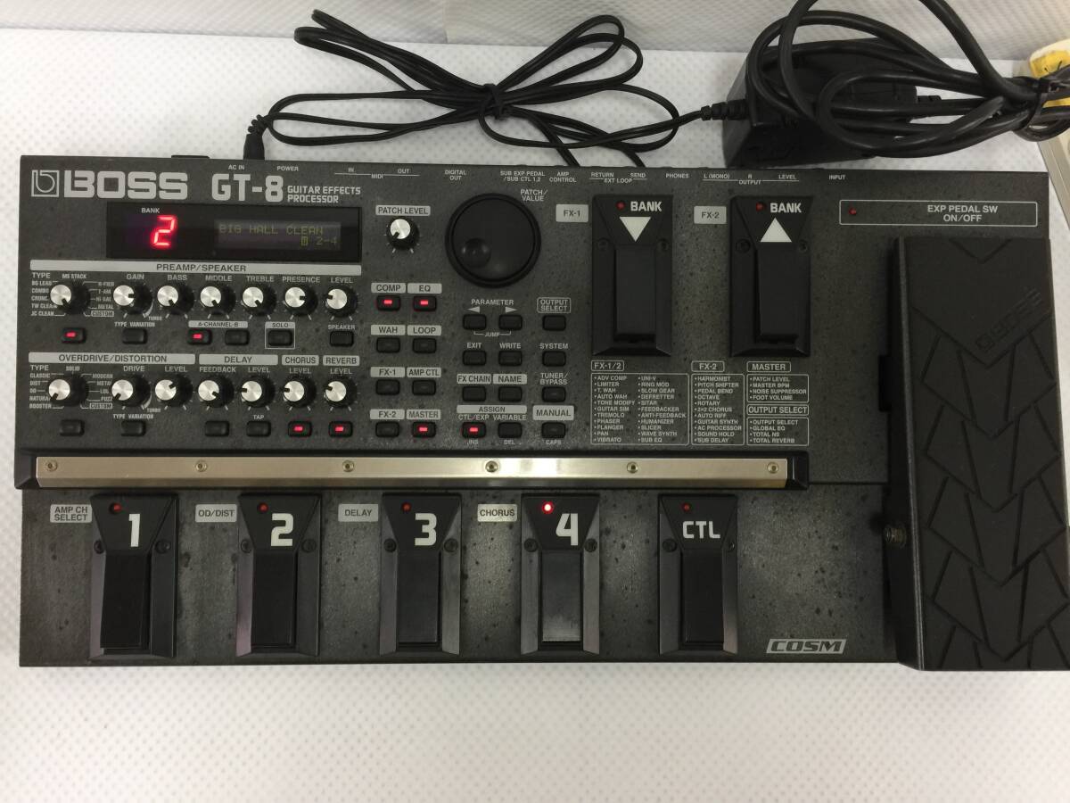 【往年の名機】BOSS GT-8 マルチエフェクター BOSS GT-8 マルチエフェクター BOSS - GT-8 | Guitar Effects
