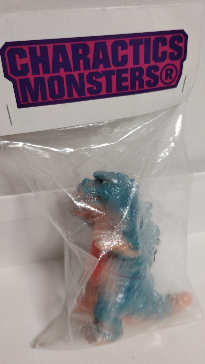 Charactics ゴジラ ミニサイズ キャラクティックス ソフビ 未開封 キャラクティックス 東宝ミニ怪獣シリーズ TF限定版 ミニゴジラ