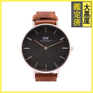 Daniel Wellington ダニエル・ウェリントン – DW00100181 SS/カワ クォーツ ブラック 女性用/Ladies