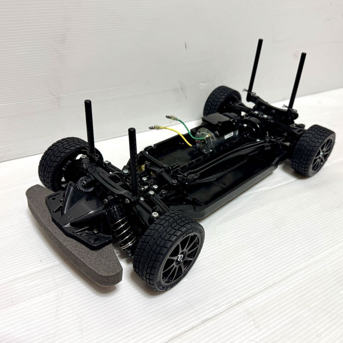 タミヤ　TT−02Rシャーシ　ボディ、オプションパーツ付き　未走行品 TT-02シャーシ