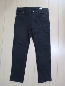 EDWIN XL Джерси Флис Обтягивающие Прямые Брюки JERSEYS Сугорак Стретч Черный Черный Красивый