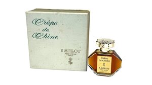 1円●超希少♪箱付き●残量9割●F.MILLOT フォンテミロ●クレープドゥシーヌ●15ml 1/2oz 香水 パルファム ヴィンテージ アンティーク