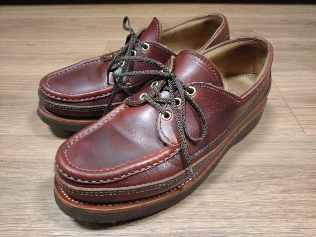 ラッセルモカシン　トリプルヴァンプ　5ホール　未使用品！ Yahoo!オークション -「ラッセルモカシン トリプルヴァンプ