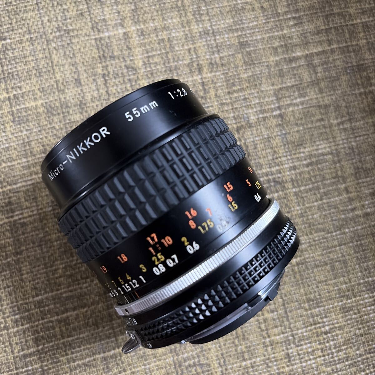 Nikon F2 Micro-NIKKOR 55mm f2.8 ジャンク扱い Nikon AI Micro-NIKKOR 55mm F2.8S ジャンクレンズ分解修理: ね