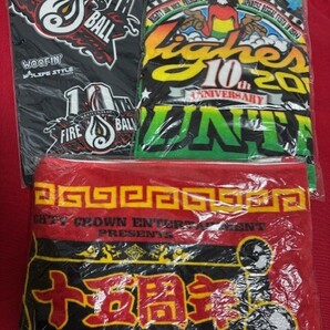 HIGHEST MOUNTAIN2008 10周年フェイスタオル 横浜レゲエ祭2009 15周年タオル FIRE BALL 10th Anniversaryバンダナ 新品未使用 限定品