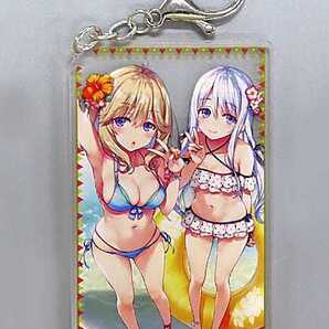 ようこそ実力至上主義の教室へ 2年生編 よう実 椎名ひより&椿桜子 ビッグ アクリル キーホルダー 水着 未開封新品 アライブ アクキー